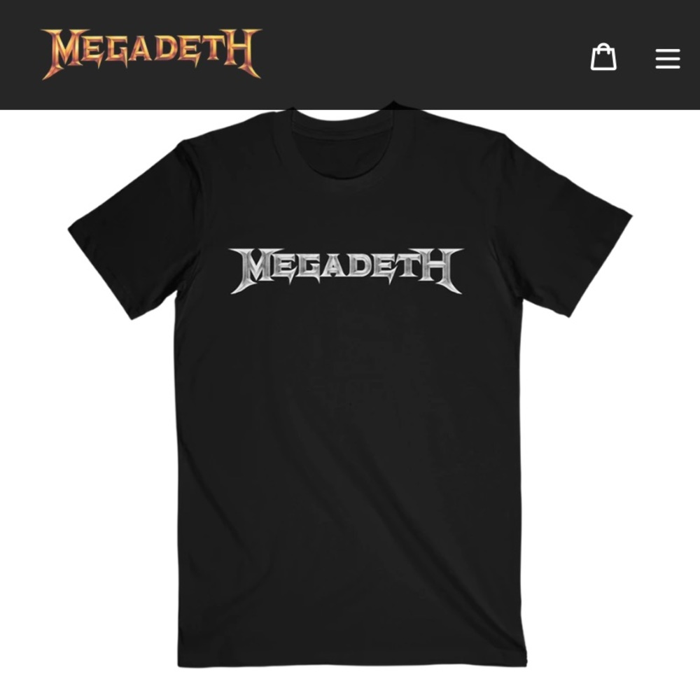 MEGADETH logo tee
